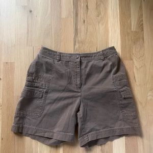 Vintage brown cargo shorts